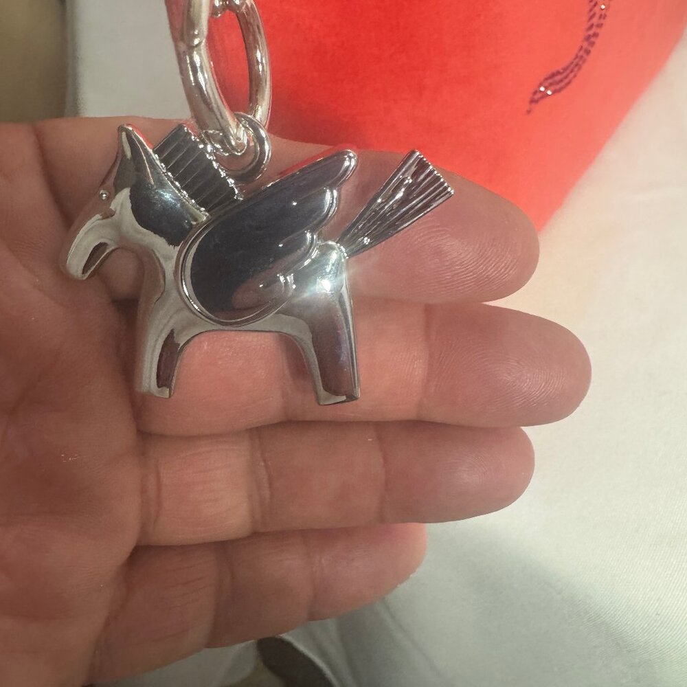Pegasus silver Plated Purse Charm, Key Chain, Phone Charm - Picture 2 of 6